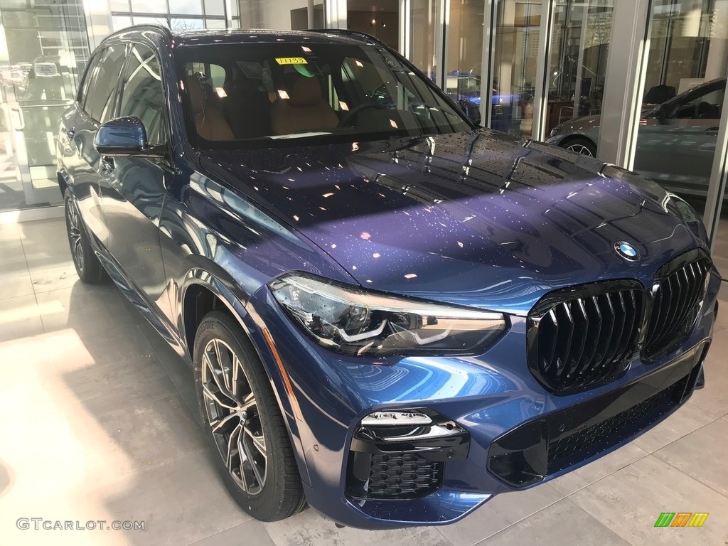 2021 X5 xDrive40i - Phytonic Blue Metallic / Cognac photo #1