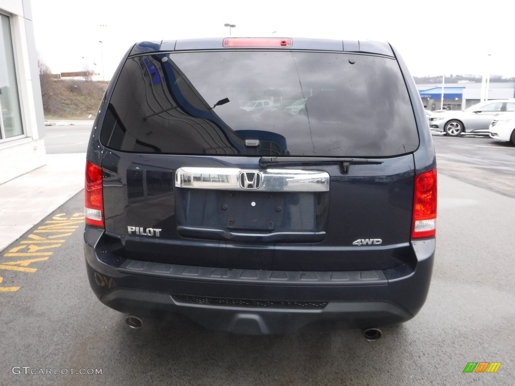 2012 Pilot EX-L 4WD - Bali Blue Pearl / Gray photo #8