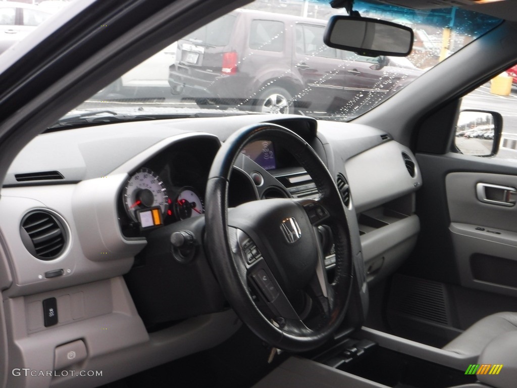 2012 Pilot EX-L 4WD - Bali Blue Pearl / Gray photo #12