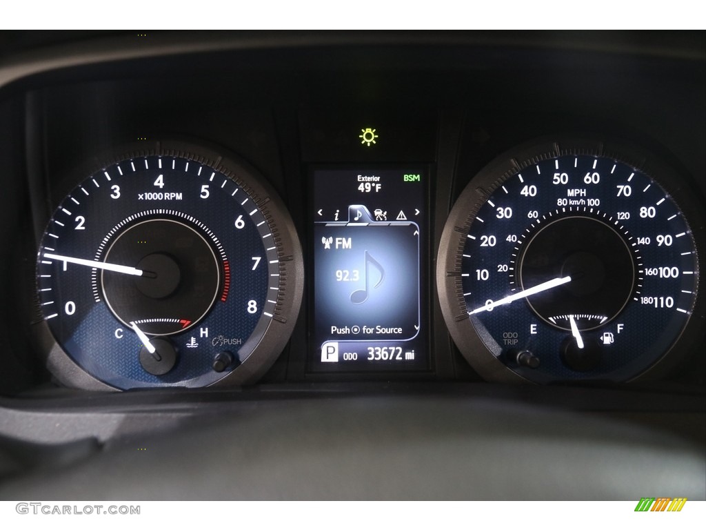 2020 Sienna XLE - Midnight Black Metallic / Ash photo #8