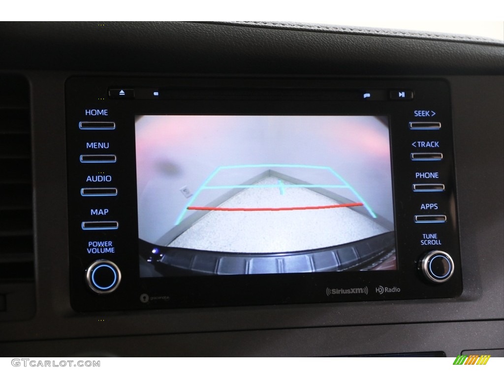 2020 Sienna XLE - Midnight Black Metallic / Ash photo #12