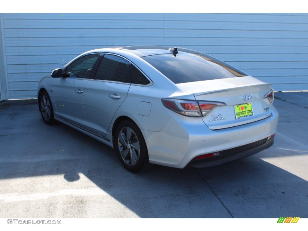 2017 Sonata Limited Hybrid - Ion Silver / Gray photo #7