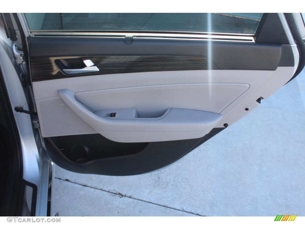 2017 Hyundai Sonata Limited Hybrid Gray Door Panel Photo #140594247
