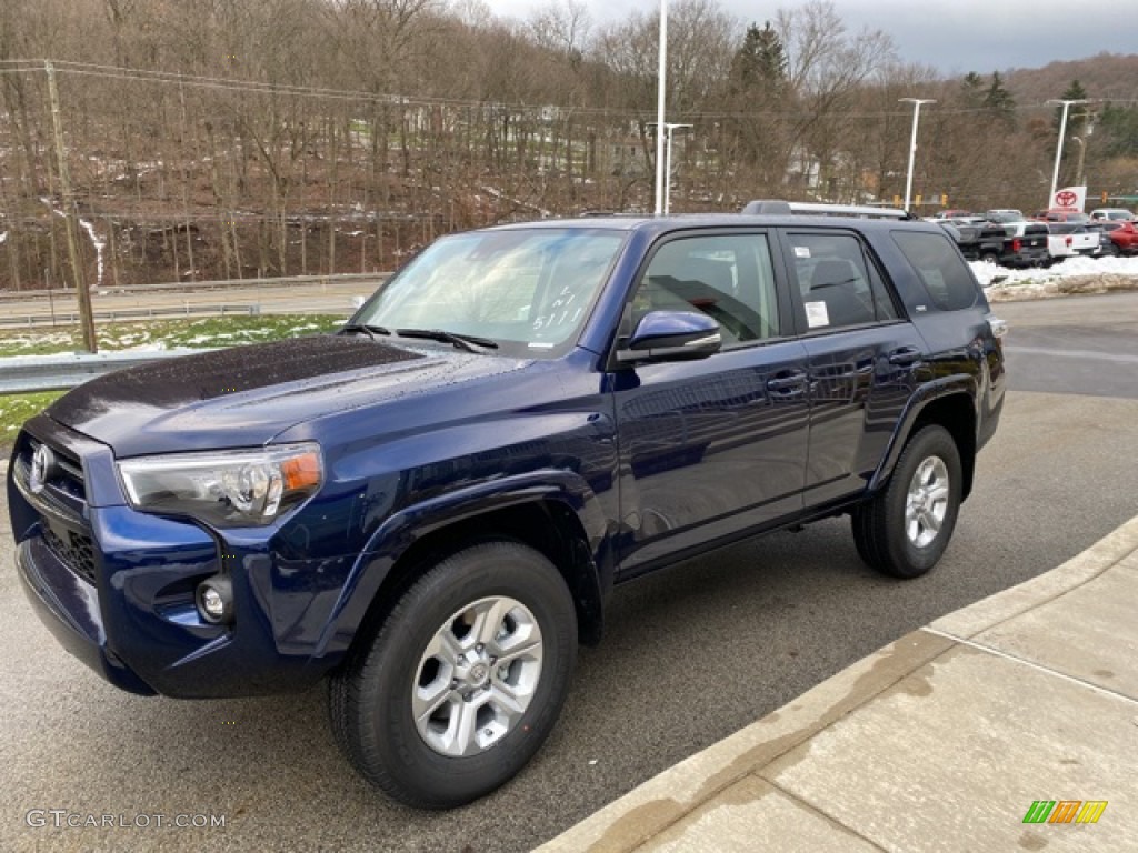 2021 4Runner SR5 Premium 4x4 - Nautical Blue Metallic / Black/Graphite photo #13