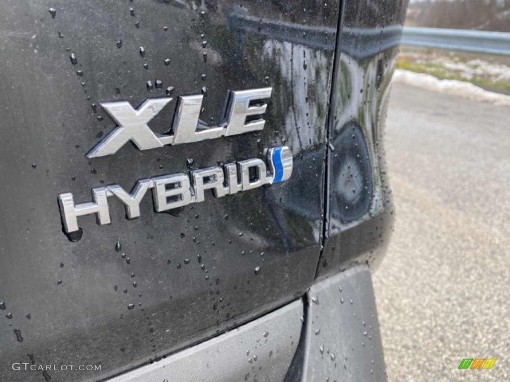 2021 RAV4 XLE AWD Hybrid - Midnight Black Metallic / Nutmeg photo #23