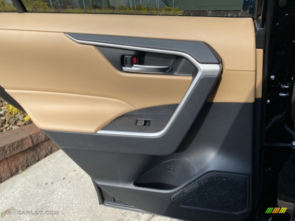 2021 RAV4 XLE AWD Hybrid - Midnight Black Metallic / Nutmeg photo #28