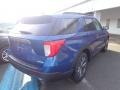 2021 Atlas Blue Metallic Ford Explorer XLT 4WD  photo #2