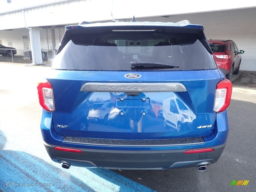 2021 Explorer XLT 4WD - Atlas Blue Metallic / Light Slate photo #8