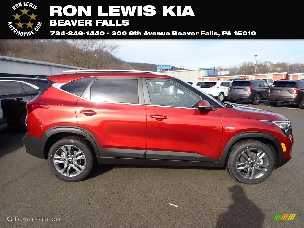2021 Seltos S AWD - Mars Orange / Black photo #1