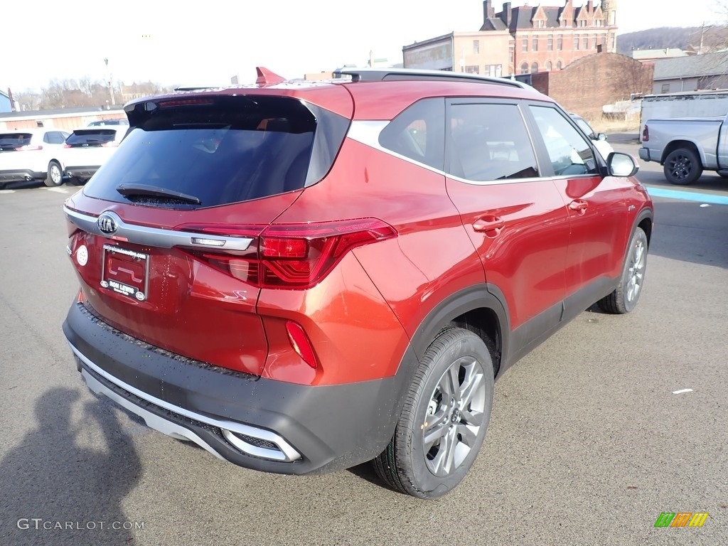 2021 Seltos S AWD - Mars Orange / Black photo #2