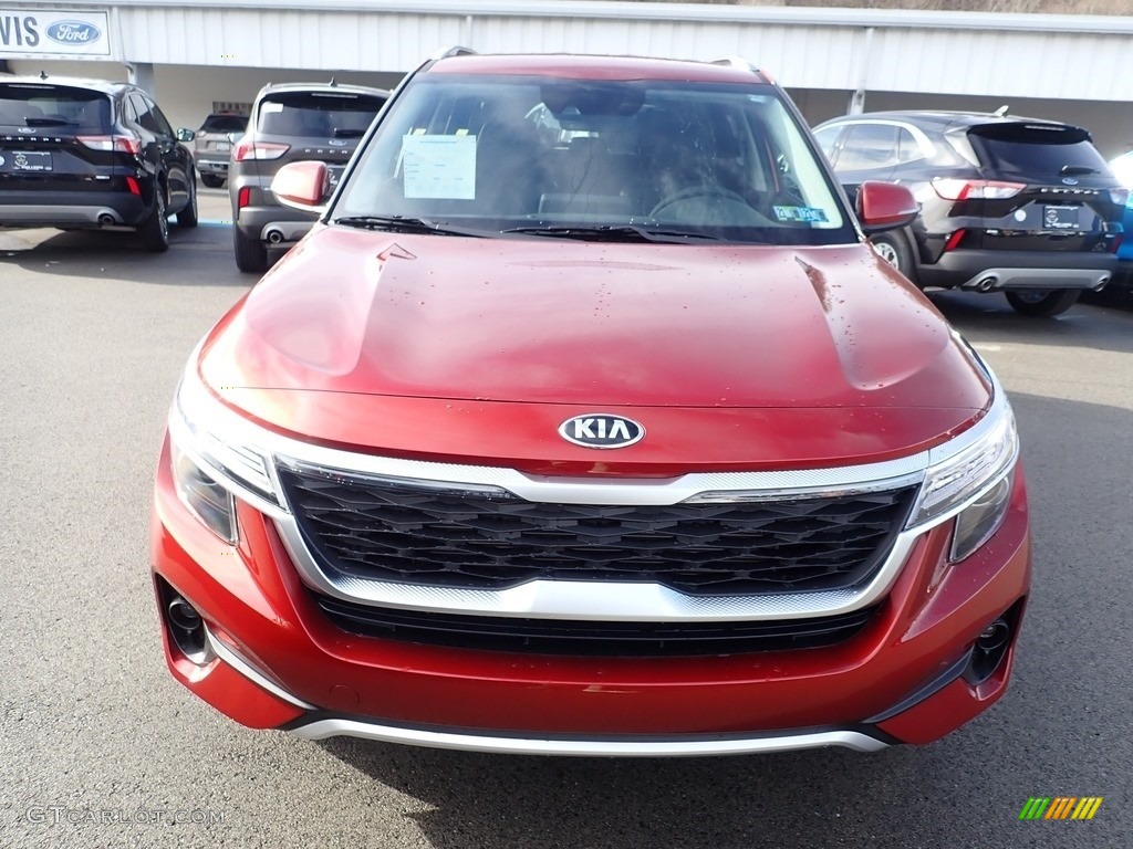 2021 Seltos S AWD - Mars Orange / Black photo #4