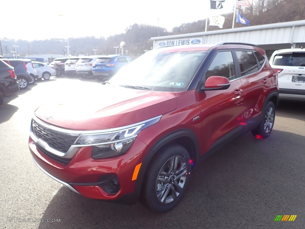 2021 Seltos S AWD - Mars Orange / Black photo #5