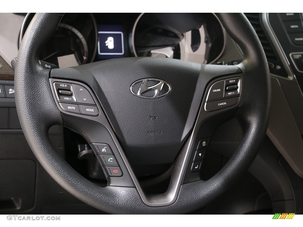 2018 Hyundai Santa Fe Sport Standard Santa Fe Sport Model Gray Steering Wheel Photo #140596960