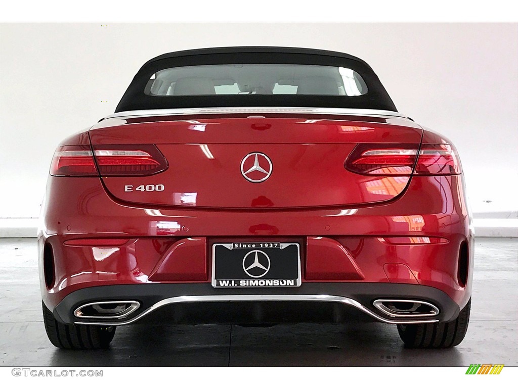 2018 E 400 Convertible - designo Cardinal Red Metallic / Macchiato Beige/Espresso Brown photo #3