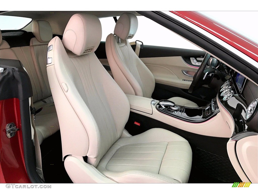 Macchiato Beige/Espresso Brown Interior 2018 Mercedes-Benz E 400 Convertible Photo #140597071