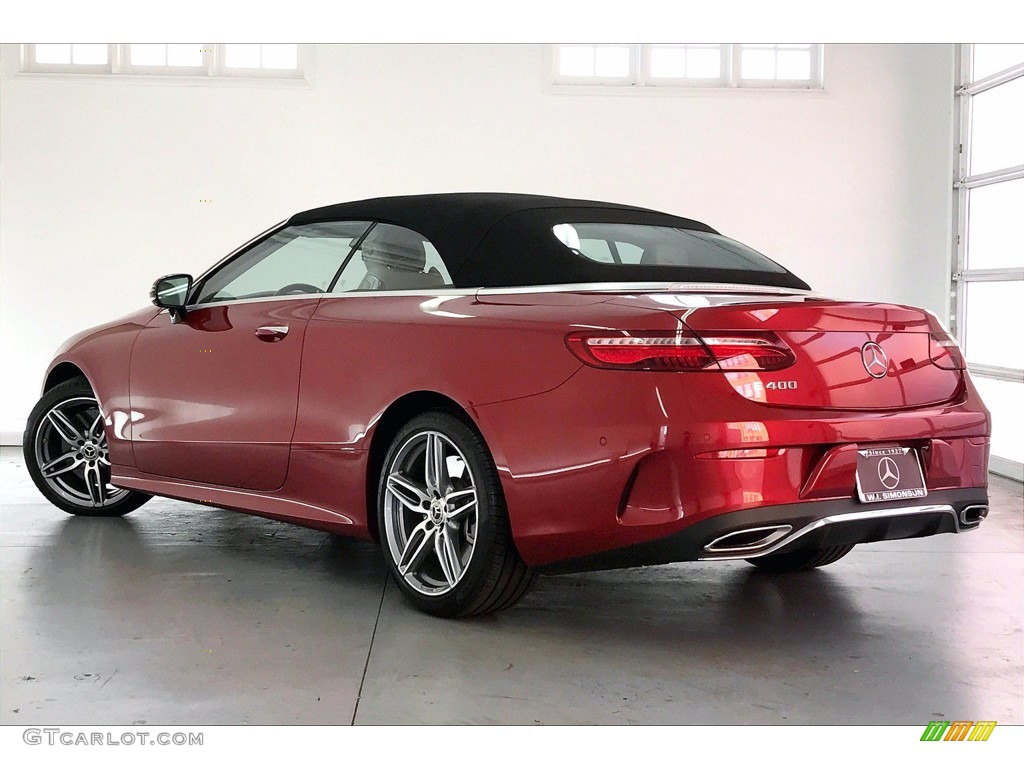 2018 E 400 Convertible - designo Cardinal Red Metallic / Macchiato Beige/Espresso Brown photo #10