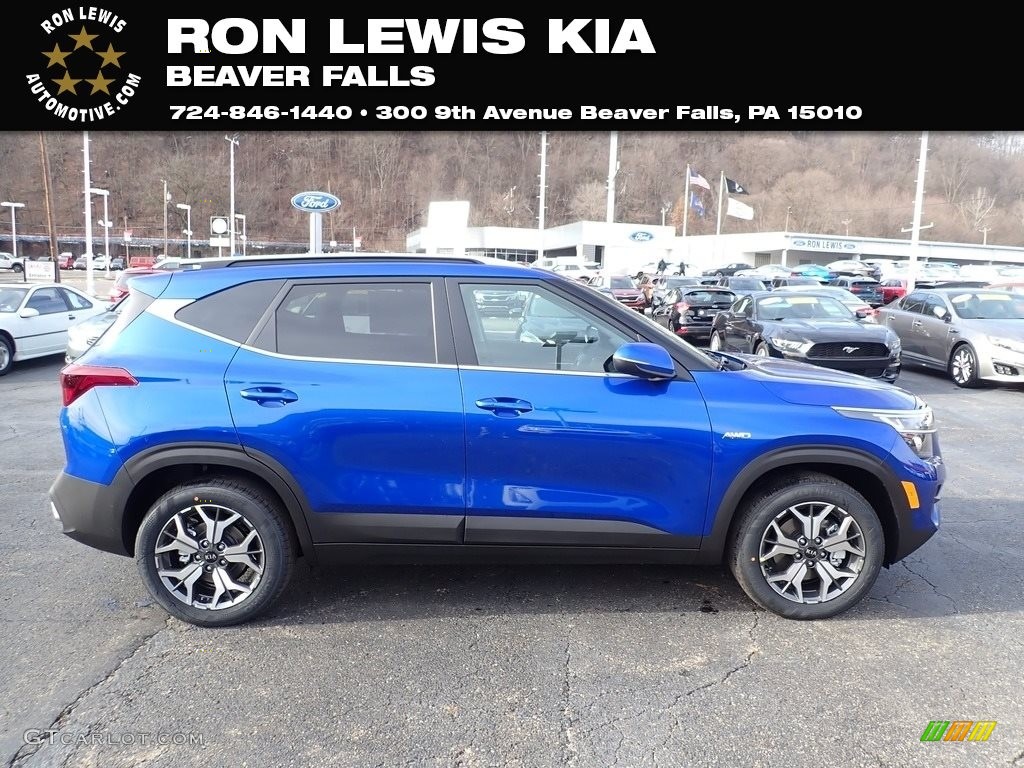 2021 Seltos EX AWD - Neptune Blue / Black photo #1