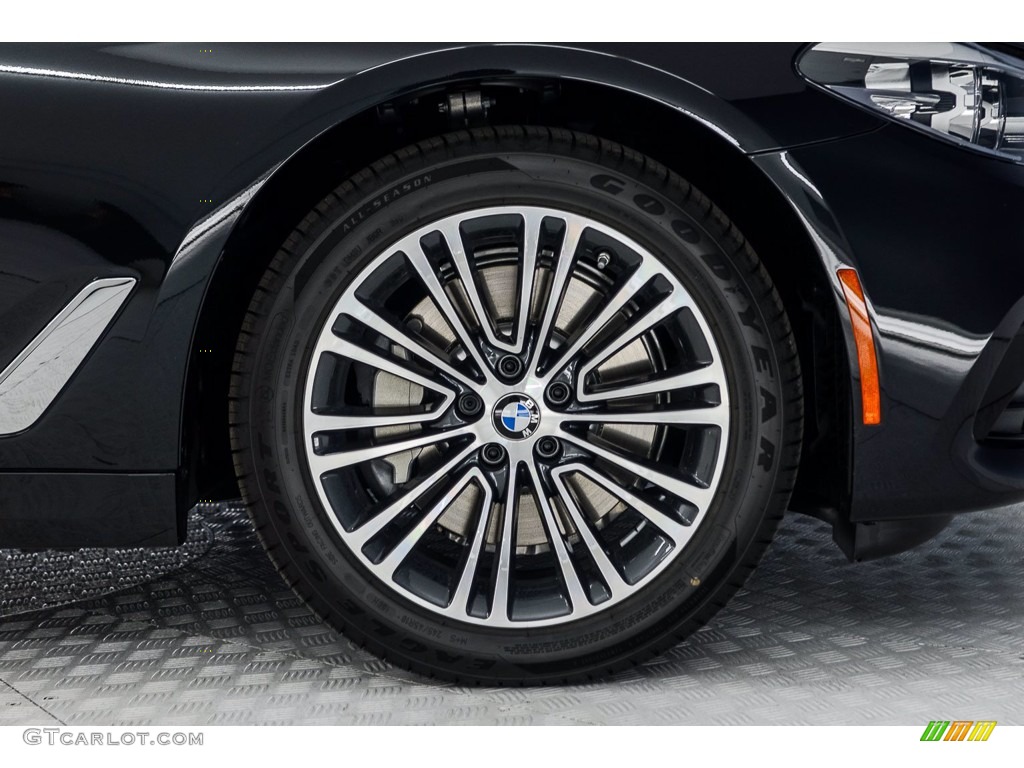2018 5 Series 530i Sedan - Black Sapphire Metallic / Black photo #9