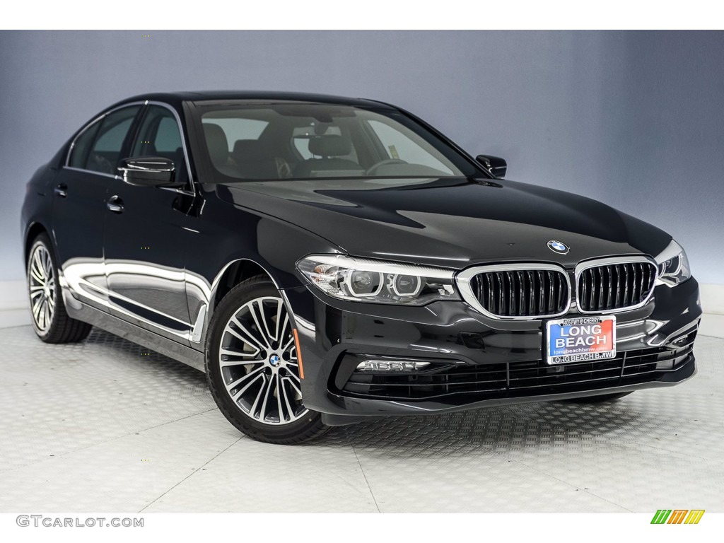 2018 5 Series 530i Sedan - Black Sapphire Metallic / Black photo #11