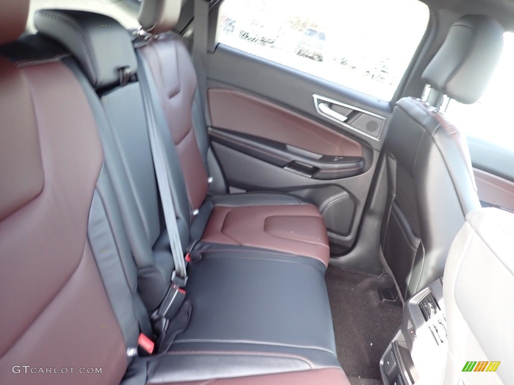 2020 Ford Edge Titanium AWD Rear Seat Photo #140599330