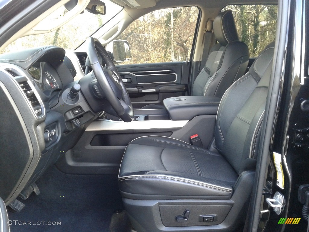 Black Interior 2019 Ram 3500 Laramie Crew Cab 4x4 Photo #140599447