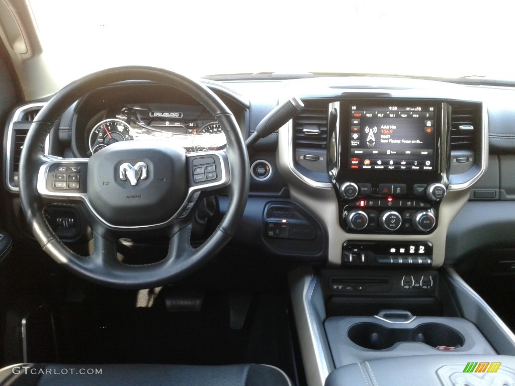 2019 Ram 3500 Laramie Crew Cab 4x4 Black Dashboard Photo #140599663