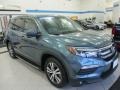 2018 Steel Sapphire Metallic Honda Pilot EX-L AWD  photo #3