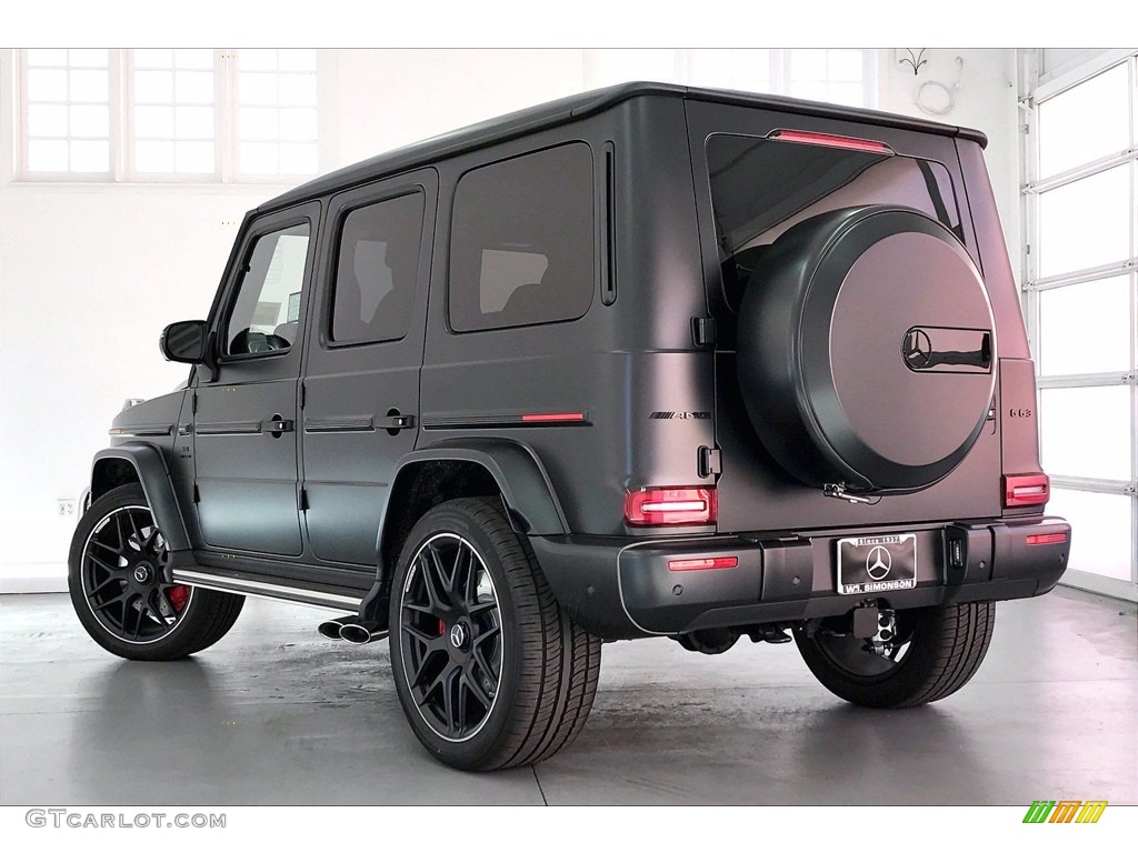 2021 G 63 AMG - designo Night Black Magno (Matte) / designo Classic Red/Black photo #2