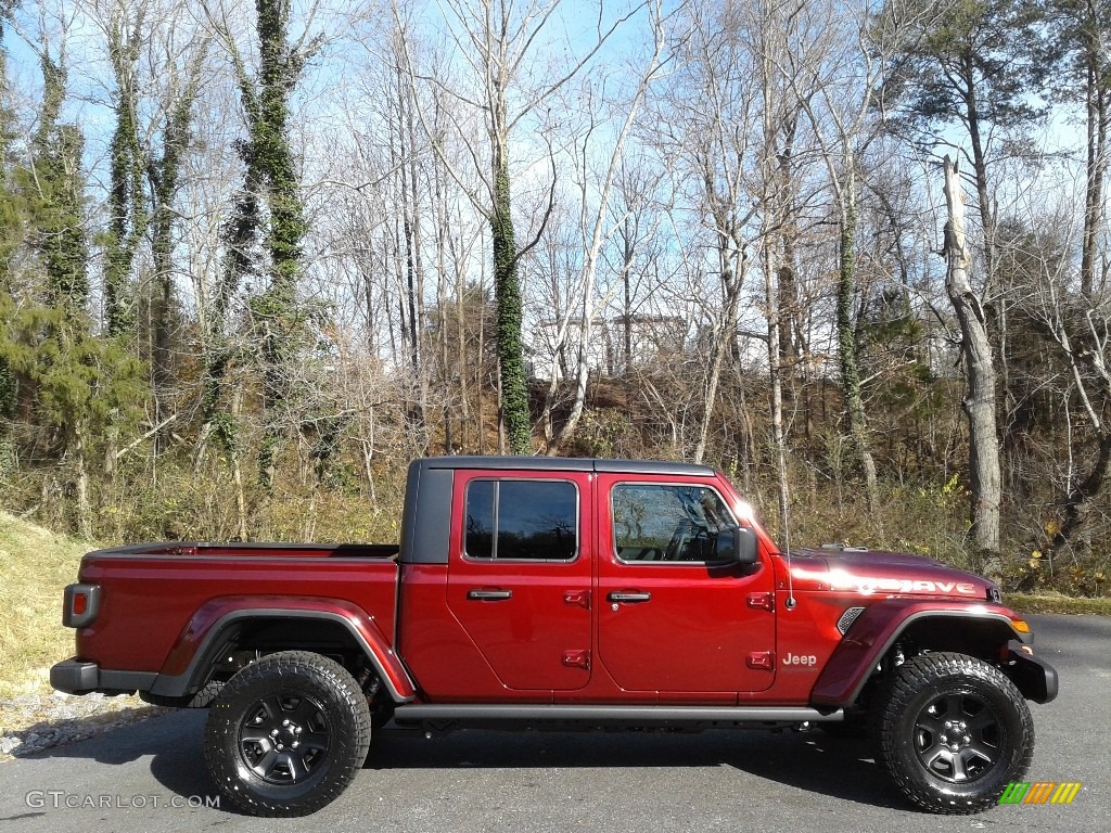 Snazzberry Pearl 2021 Jeep Gladiator Mojave 4x4 Exterior Photo #140600335
