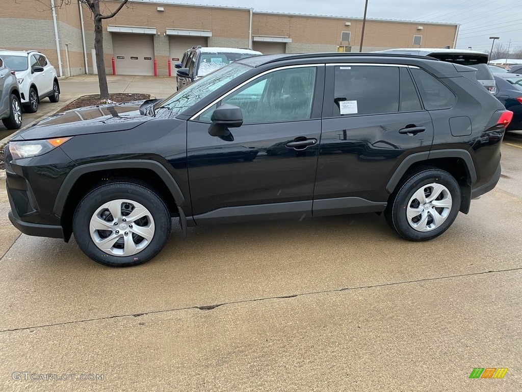 2021 RAV4 LE AWD - Midnight Black Metallic / Black photo #1