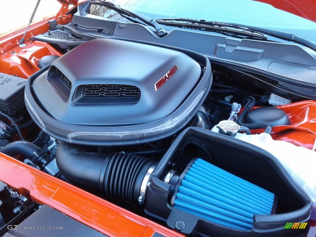 2021 Dodge Challenger R/T Shaker 5.7 Liter HEMI OHV-16 Valve VVT MDS V8 Engine Photo #140601340