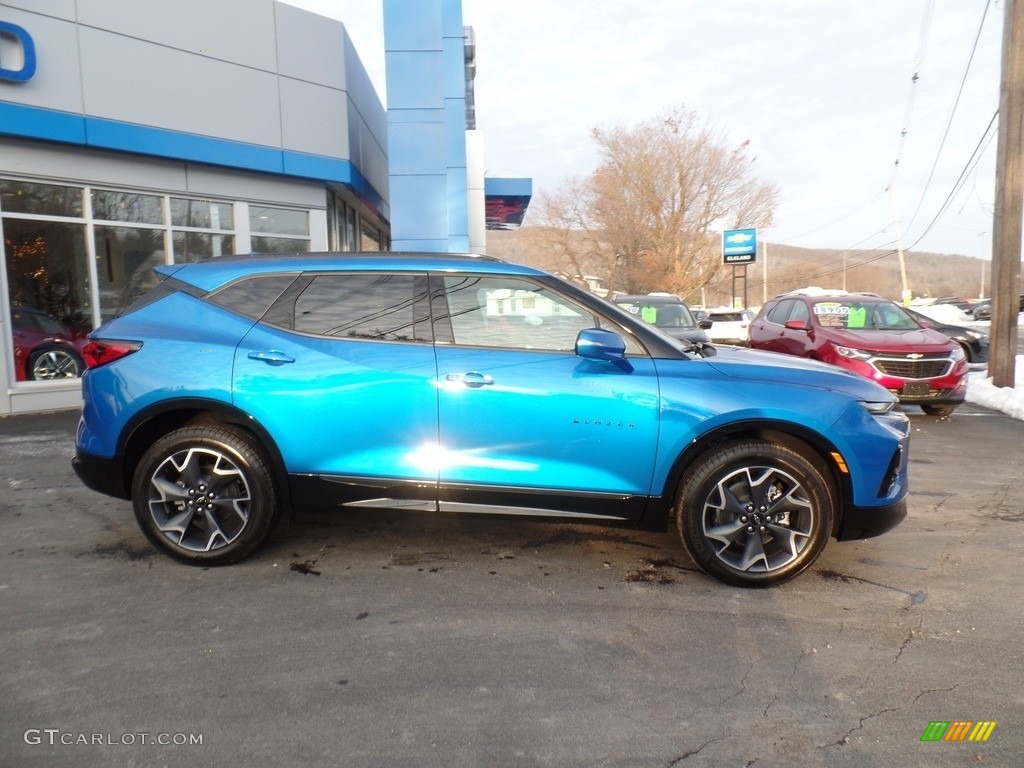2021 Blazer RS AWD - Bright Blue Metallic / Jet Black photo #3