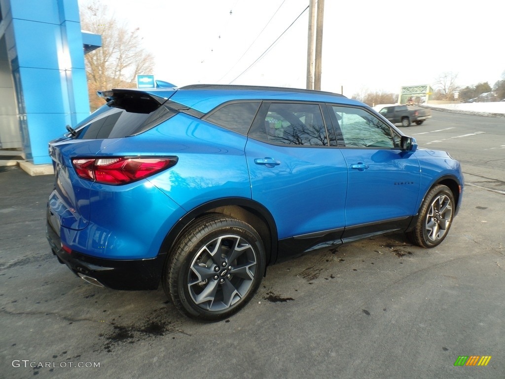 2021 Blazer RS AWD - Bright Blue Metallic / Jet Black photo #4