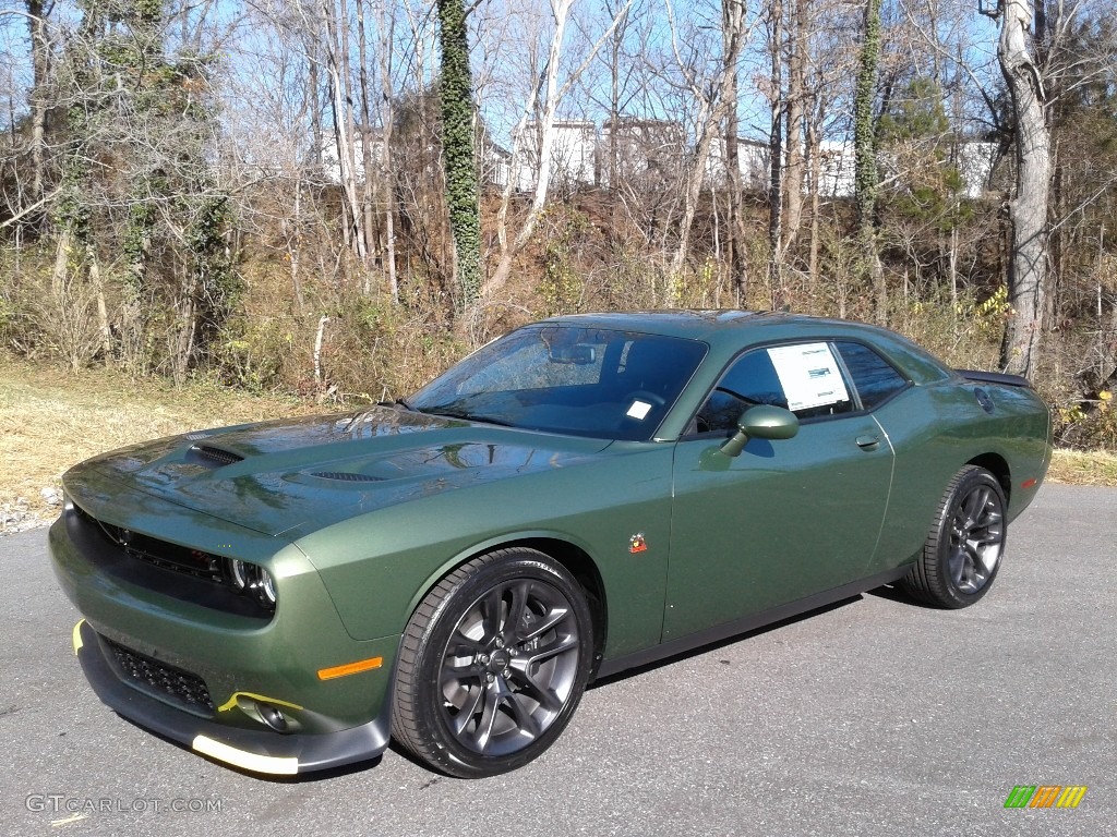 F8 Green 2021 Dodge Challenger R/T Scat Pack Exterior Photo #140601895