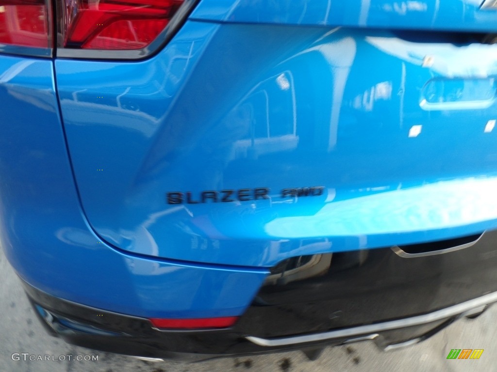 2021 Blazer RS AWD - Bright Blue Metallic / Jet Black photo #13