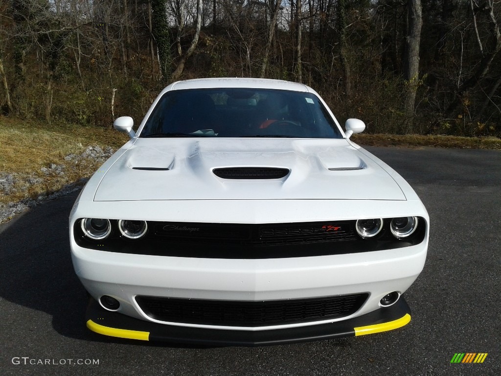 2021 Challenger R/T Scat Pack - White Knuckle / Black/Ruby Red photo #3