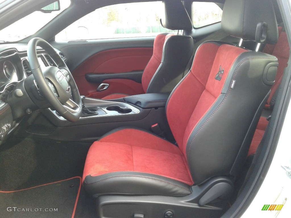 Black/Ruby Red Interior 2021 Dodge Challenger R/T Scat Pack Photo #140602807
