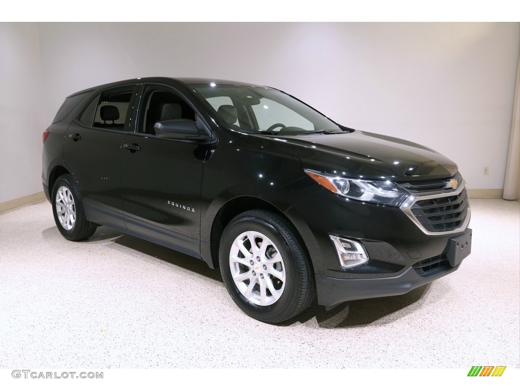 2018 Equinox LS AWD - Mosaic Black Metallic / Medium Ash Gray photo #1