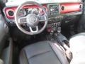 Dashboard of 2020 Wrangler Unlimited Rubicon 4x4