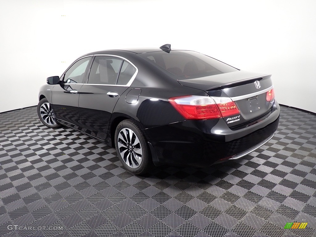 2014 Accord Hybrid Sedan - Obsidian Blue Pearl / Black photo #10