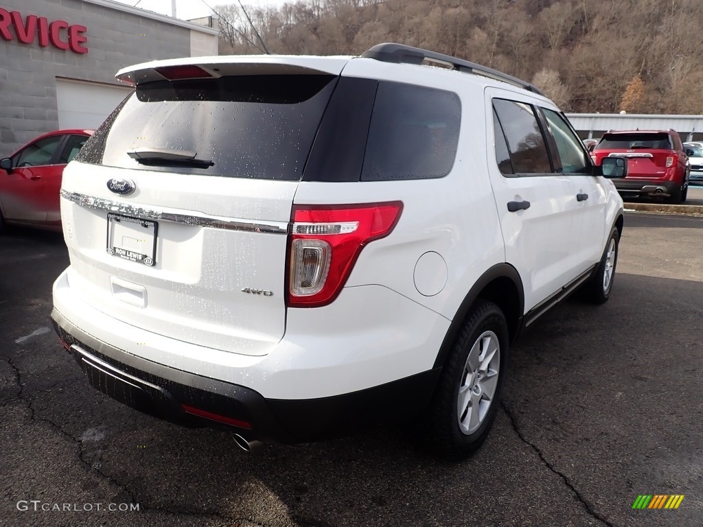 2014 Explorer 4WD - Oxford White / Medium Light Stone photo #2