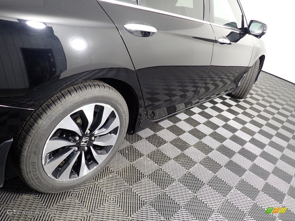 2014 Accord Hybrid Sedan - Obsidian Blue Pearl / Black photo #15
