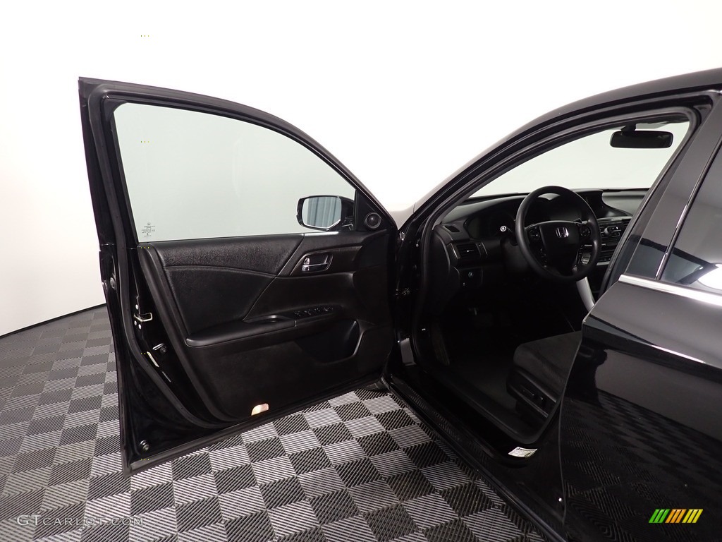 2014 Accord Hybrid Sedan - Obsidian Blue Pearl / Black photo #27