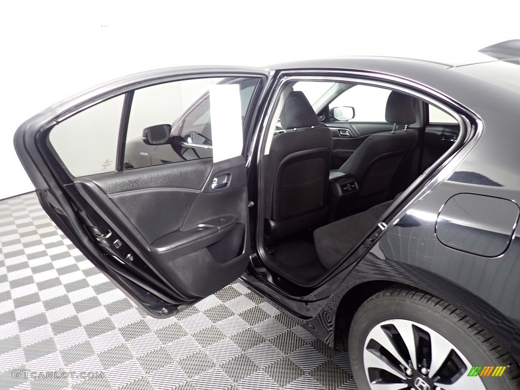 2014 Accord Hybrid Sedan - Obsidian Blue Pearl / Black photo #30