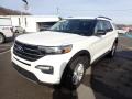 2021 Oxford White Ford Explorer XLT 4WD  photo #5