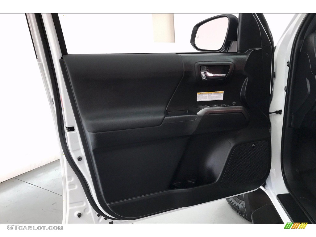 2019 Toyota Tacoma TRD Pro Double Cab 4x4 Black Door Panel Photo #140612899