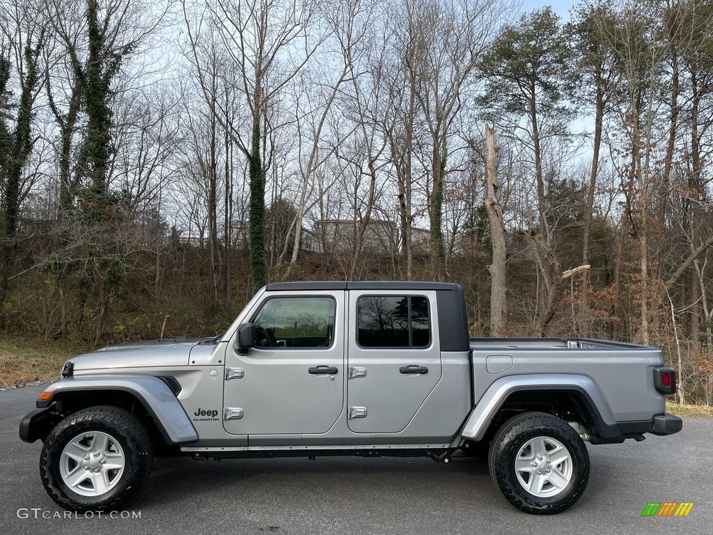 2021 Gladiator Sport 4x4 - Billet Silver Metallic / Black photo #1