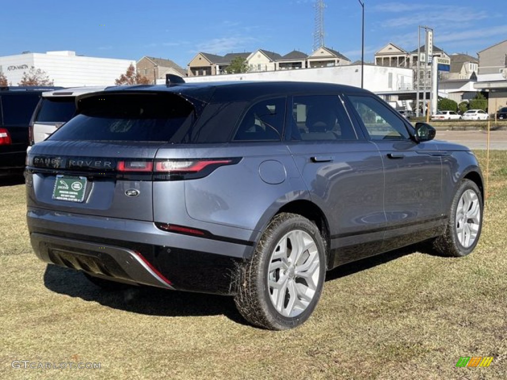 2020 Range Rover Velar R-Dynamic S - Byron Blue Metallic / Light Oyster/Ebony photo #3