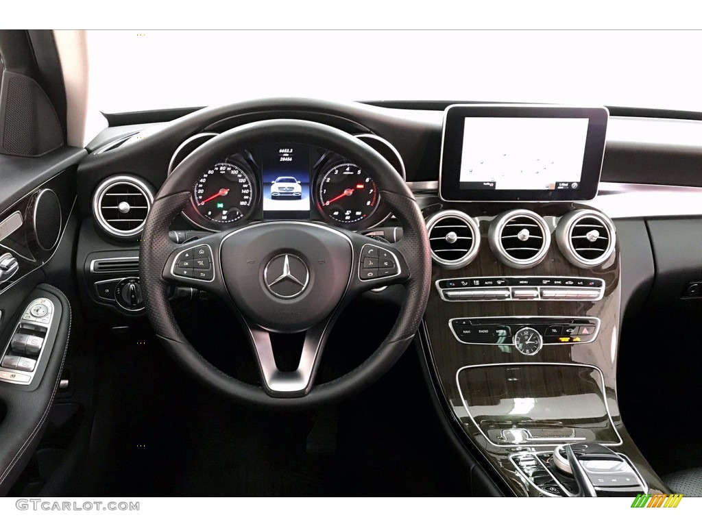 2016 Mercedes-Benz C 300 Sedan Black Dashboard Photo #140613334