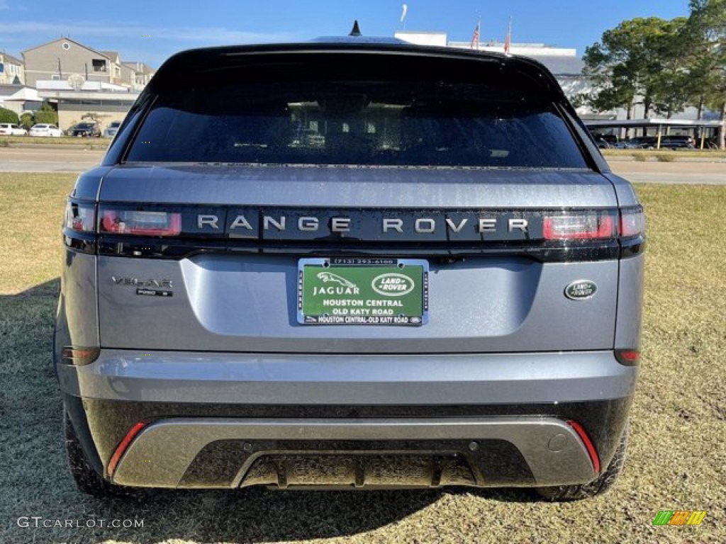 2020 Range Rover Velar R-Dynamic S - Byron Blue Metallic / Light Oyster/Ebony photo #9